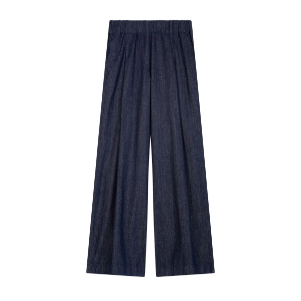 Dries Van Noten Wide leg jeans in Indigo | Pants | Coveti