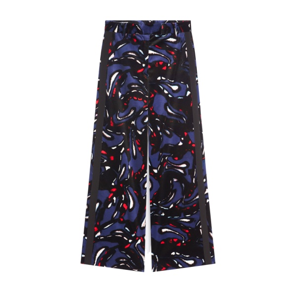 Dries Van Noten Wide leg pants in Navy | Pants | Coveti