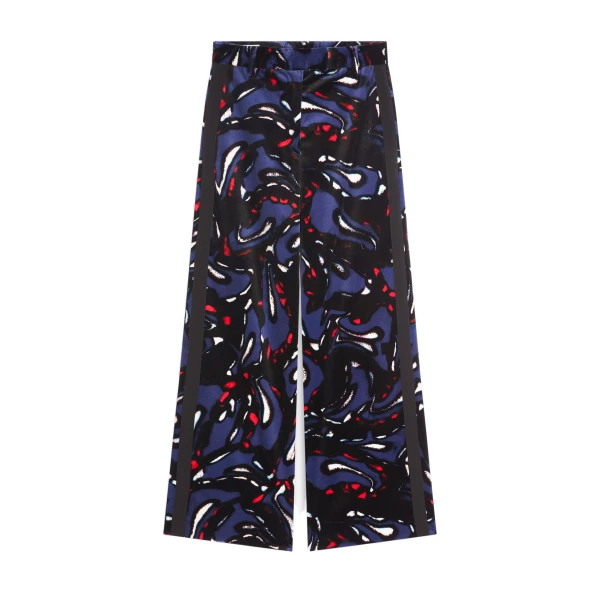 Dries Van Noten Wide leg pants in Navy | Pants | Coveti