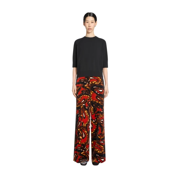 Wide leg pants in Rust - Image 2