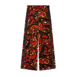 Dries Van Noten Wide leg pants in Rust | Pants | Coveti
