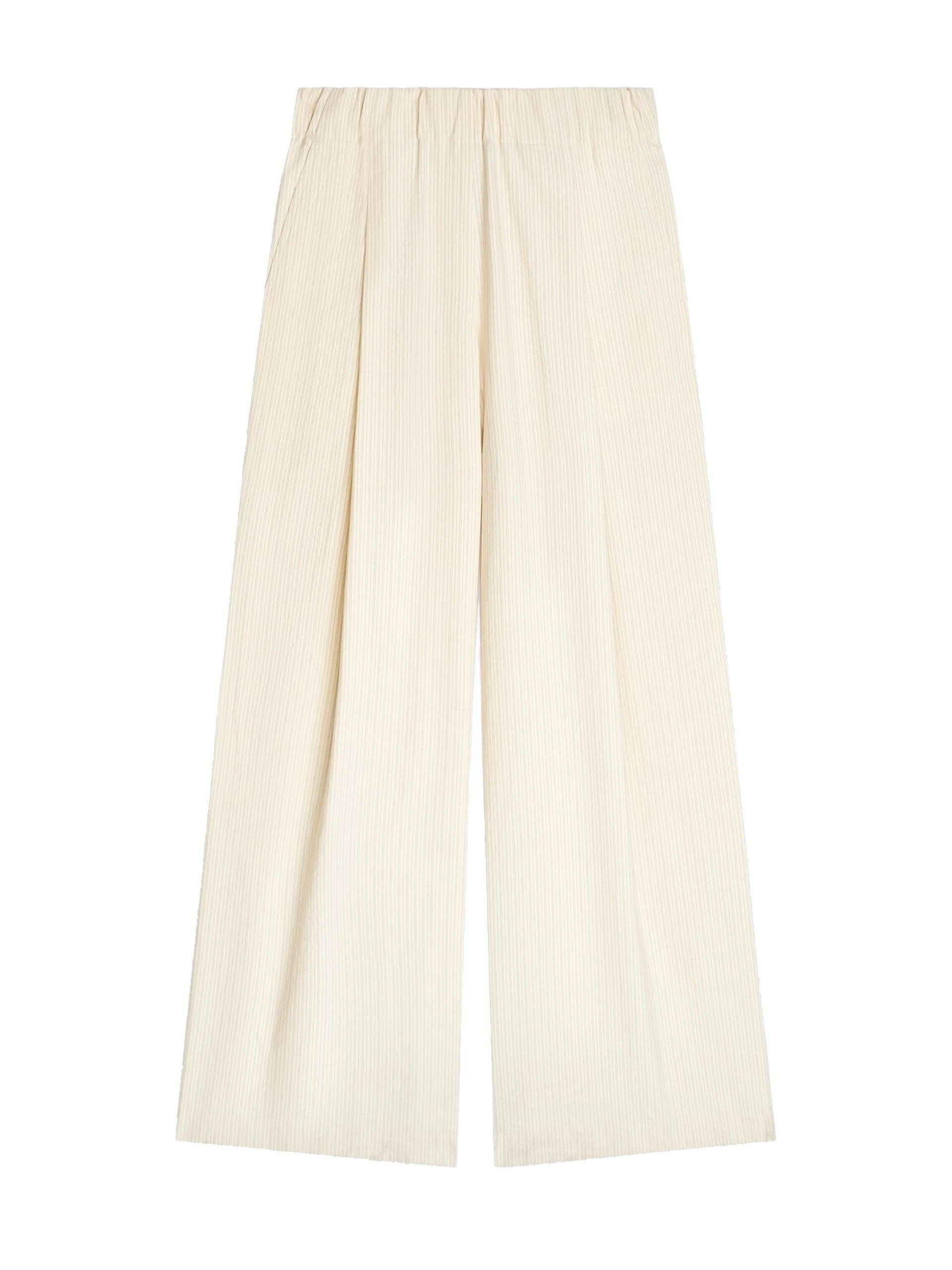 Dries Van Noten Wide pleated pants in Ecru | Pants | Coveti Dries Van Noten Wide pleated pants in Ecru | Pants | Coveti