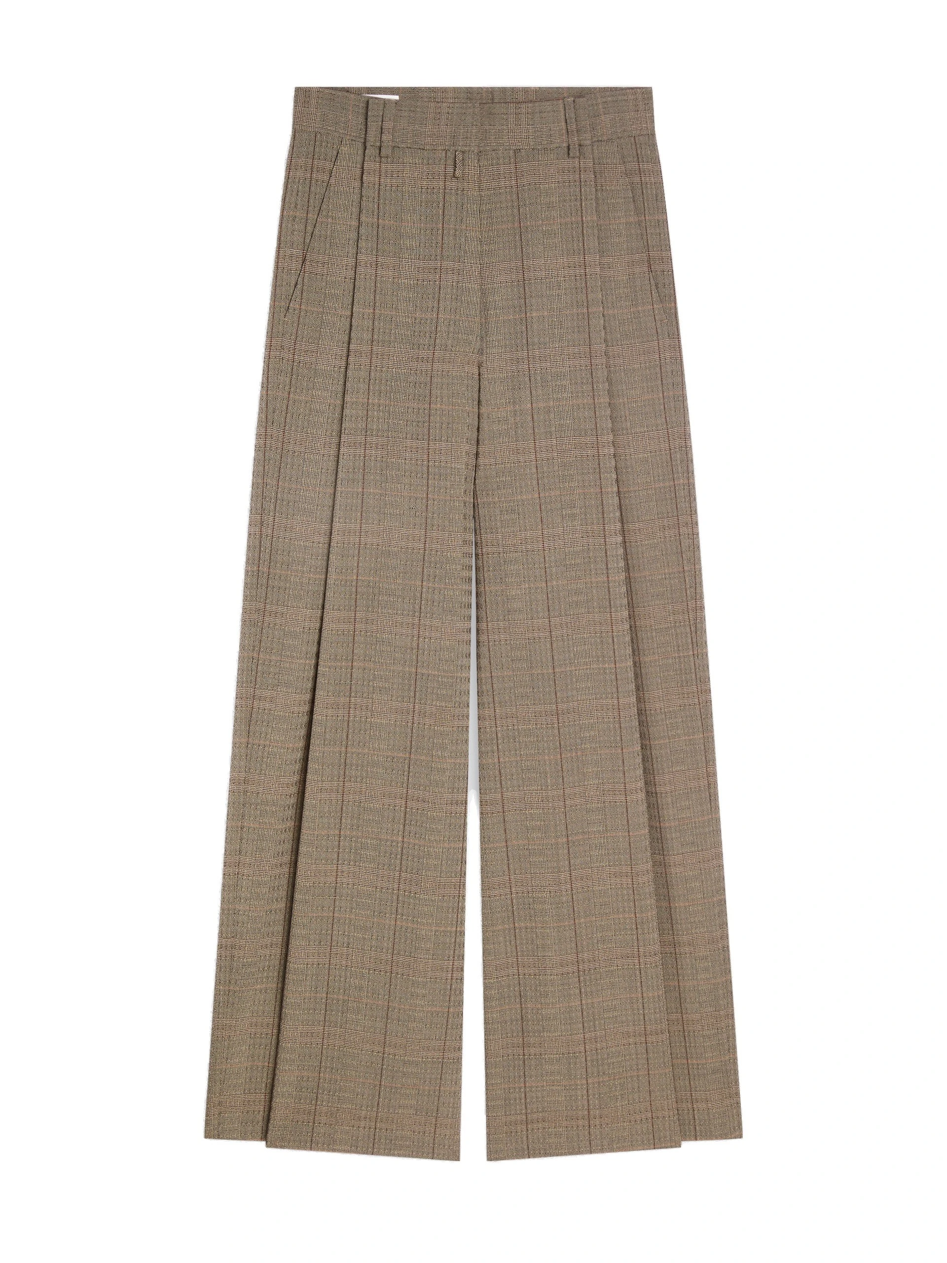 Dries Van Noten Wide pleated wool pants in Cement | Pants | Coveti Dries Van Noten Wide pleated wool pants in Cement | Pants | Coveti
