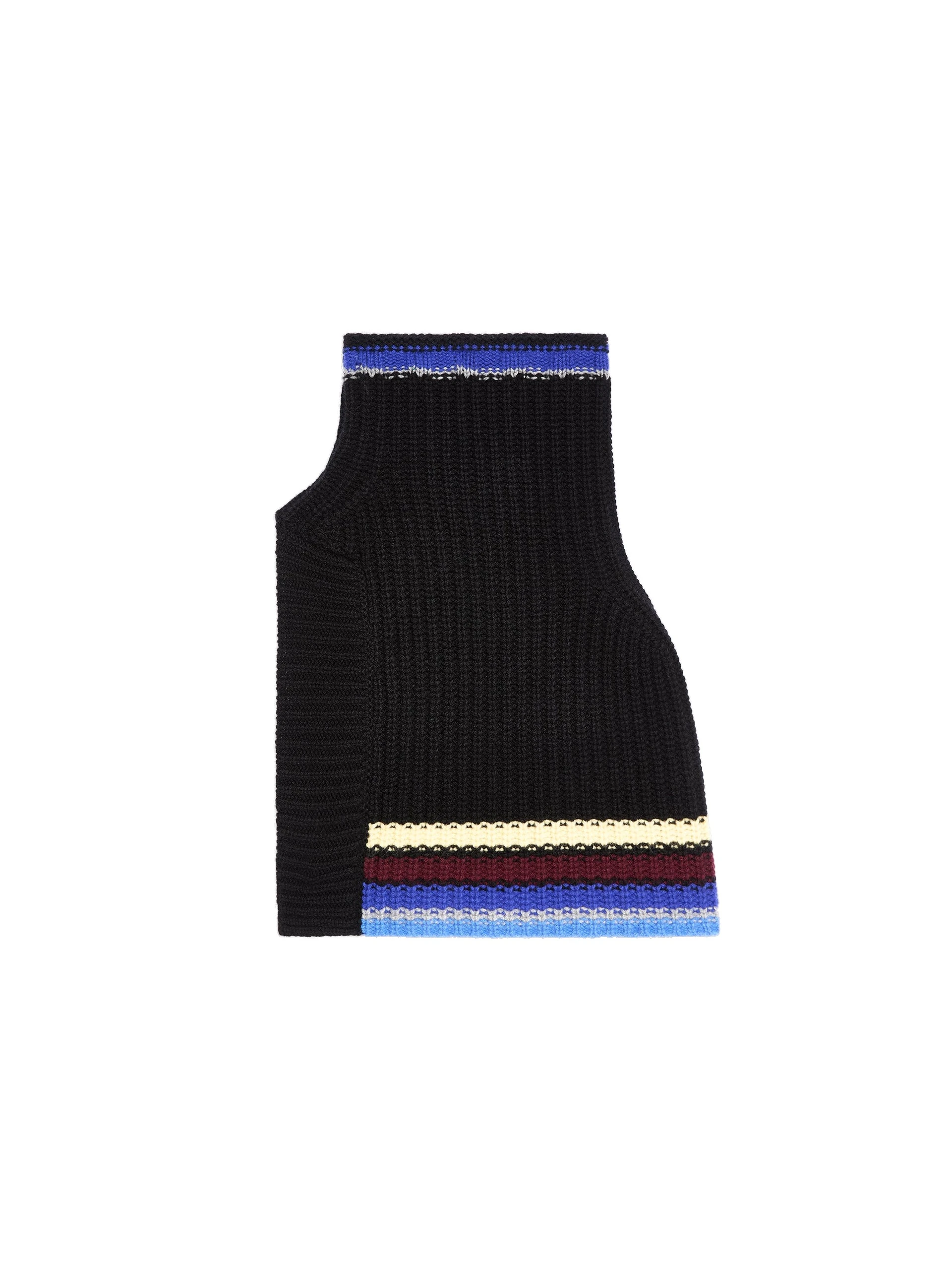 Dries Van Noten Wool shawl collar in Black | Collar | Coveti Dries Van Noten Wool shawl collar in Black