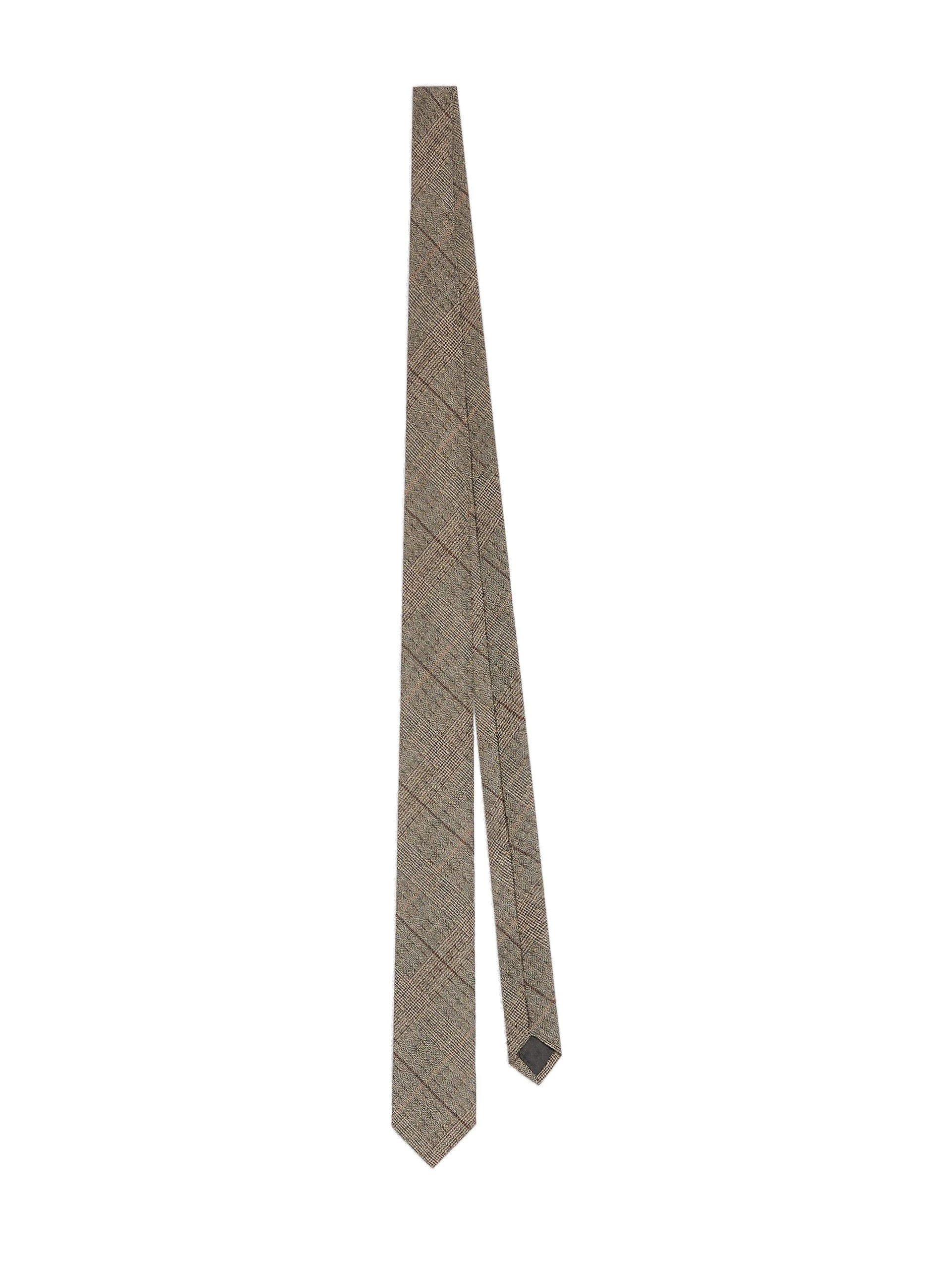 Dries Van Noten Wool tie in Cement | | Coveti Dries Van Noten Wool tie in Cement