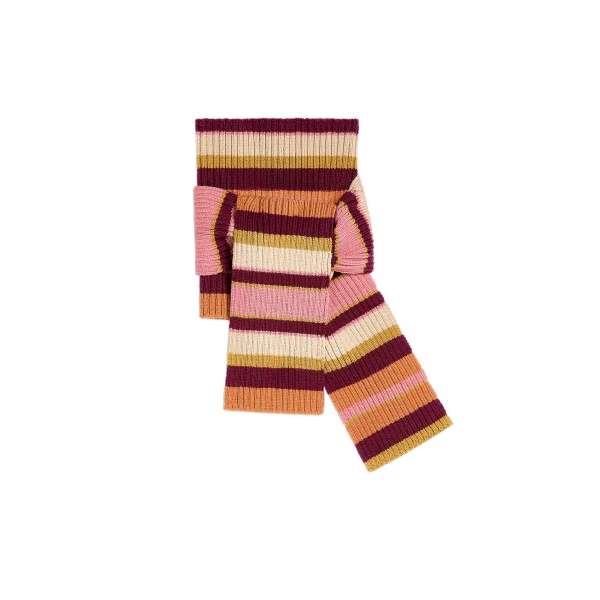 Dries Van Noten Wool turtleneck scarf in Old Rose