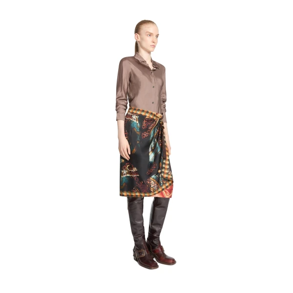 Wrap scarf-skirt - Image 3