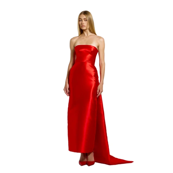 Alba Dress in Red