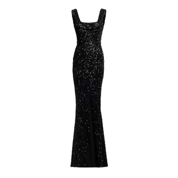 Elie Saab Sequin Embroidered Long Dress