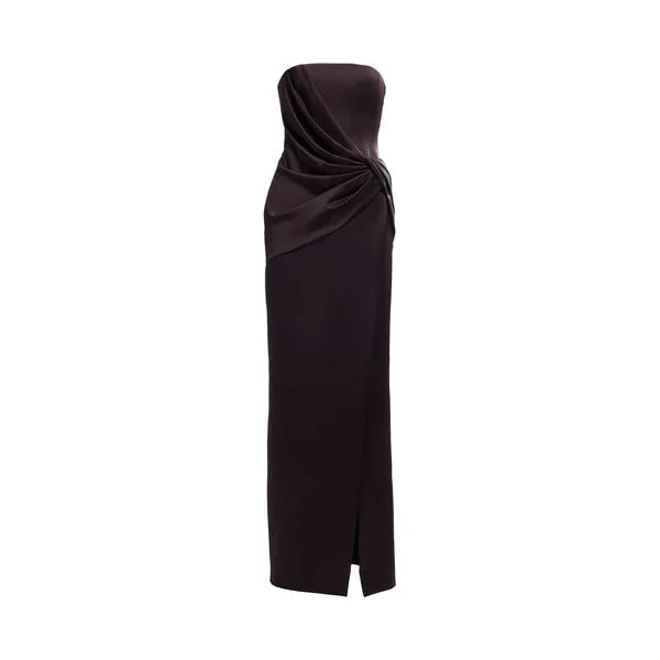 Strapless Envers Satin Dress