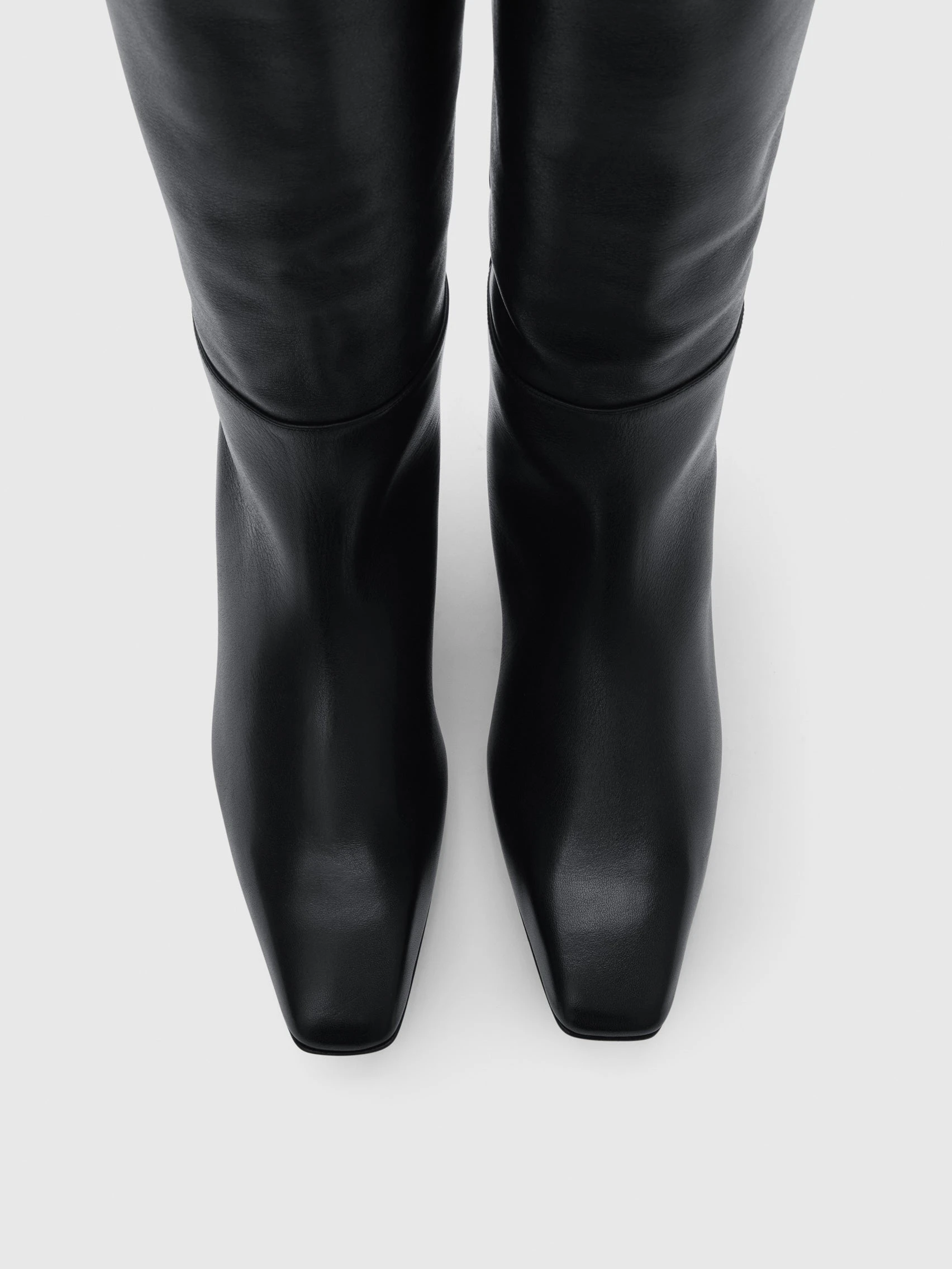 Black ATP Atelier knee high boots