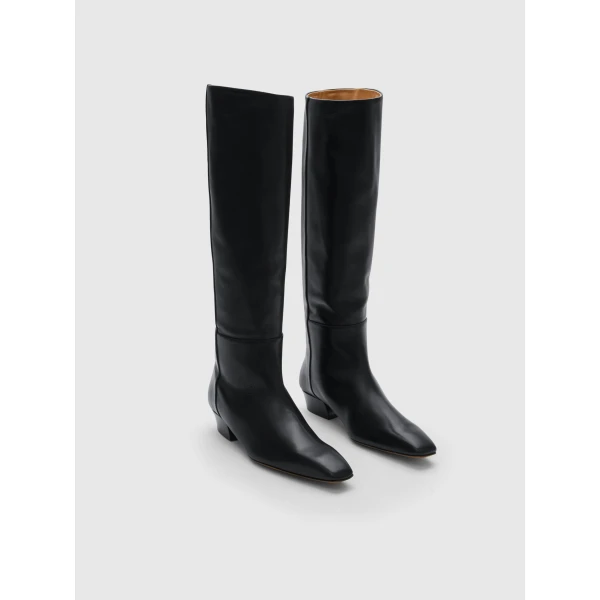 ATP Atelier Erve in Black Knee High Boots Black