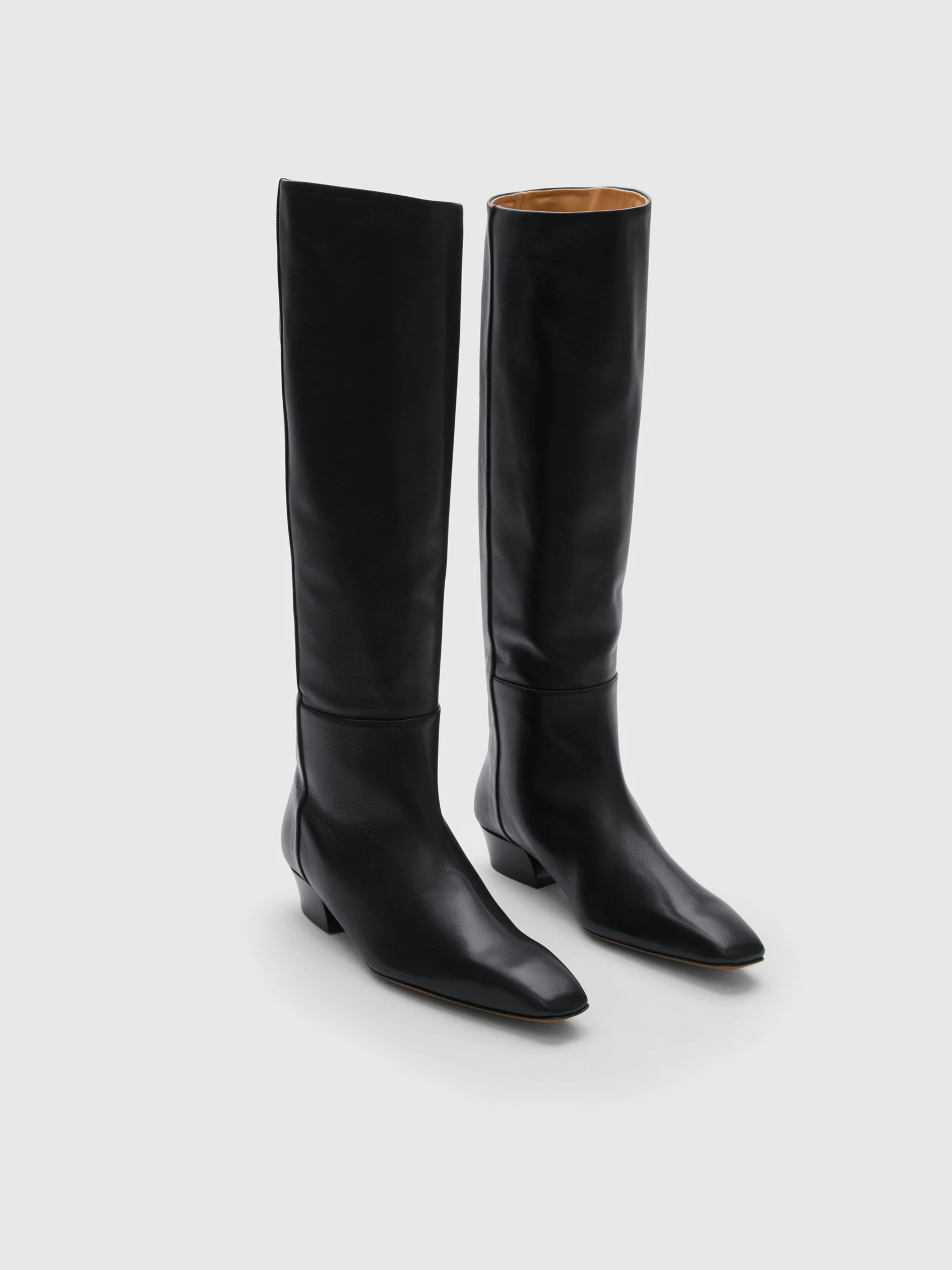ATP Atelier Erve in Black Knee High Boots Black