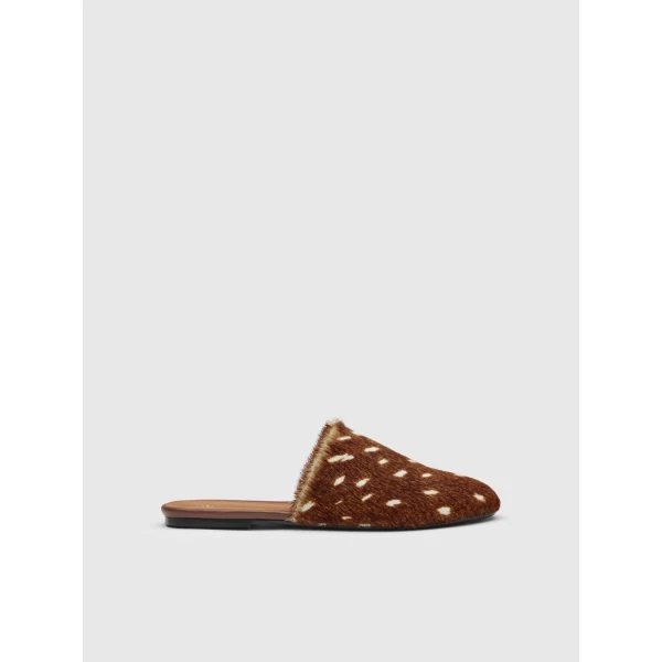 ATP Atelier Forcola in Cannella Flat Mules