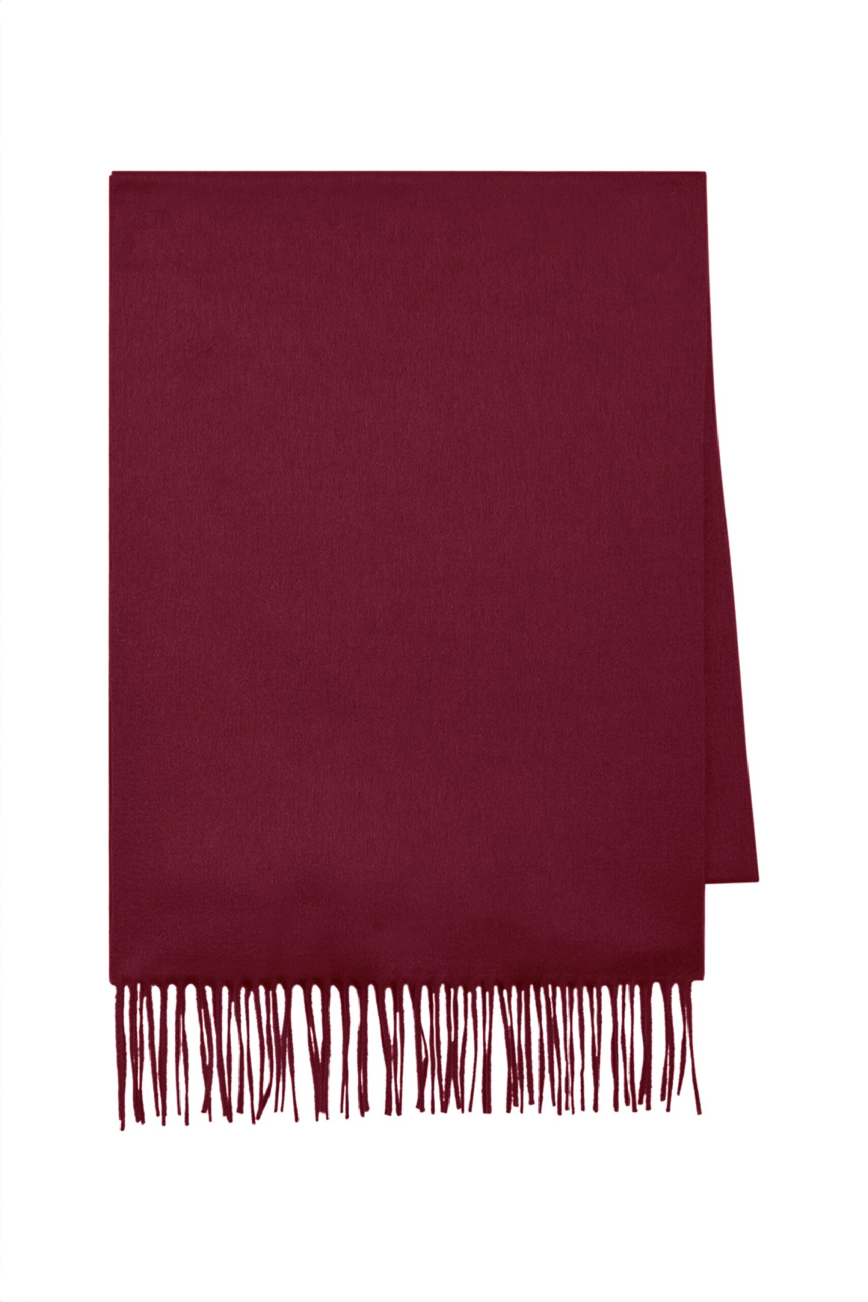 Gabriela Hearst Blaine Fringe Scarf in Bordeaux Brushed Silk Cashmere gabriela hearst scarf