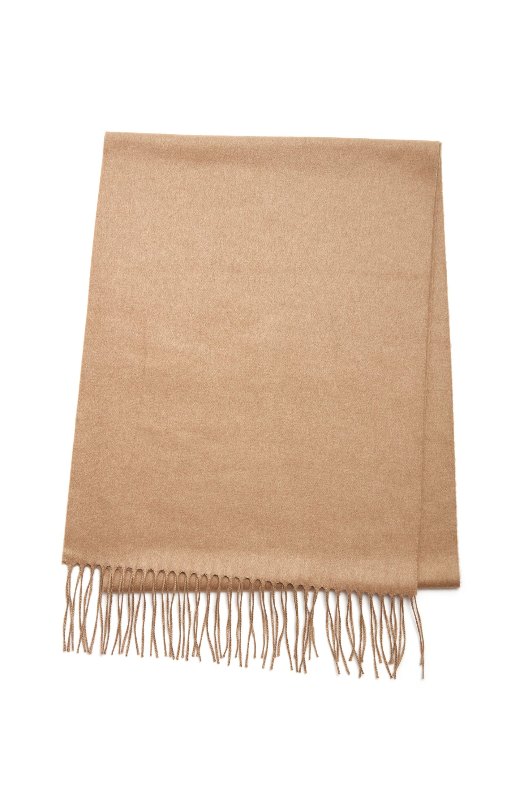 Gabriela Hearst Blaine Fringe Scarf in Camel Brushed Silk Cashmere gabriela hearst scarf