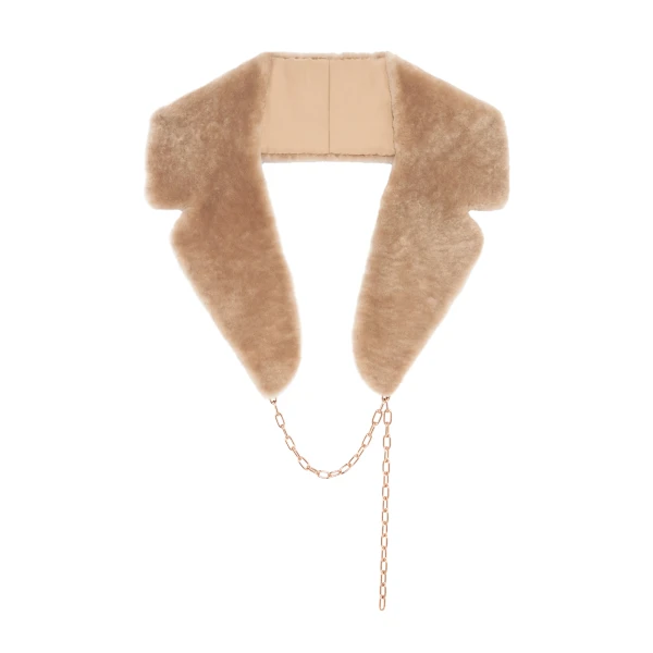 Demeter Coat Collar in Champagne Shearling