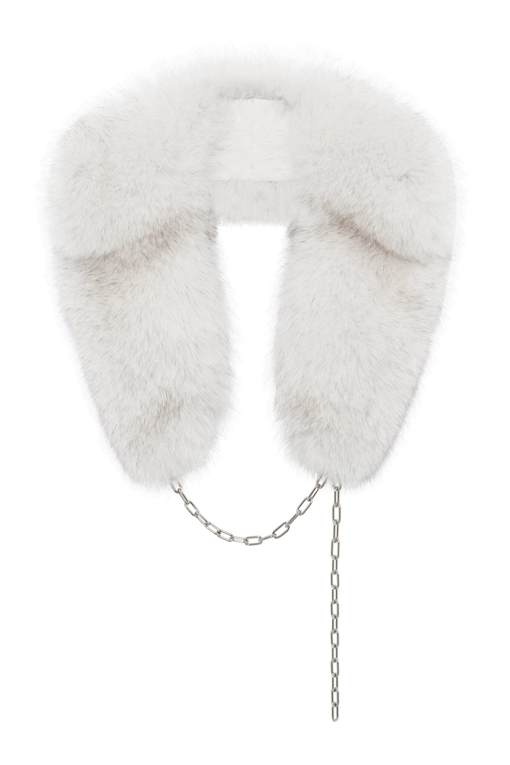Gabriela Hearst Demeter Coat Collar in White Recycled Arctic Fox Fur gabriela hearst collar