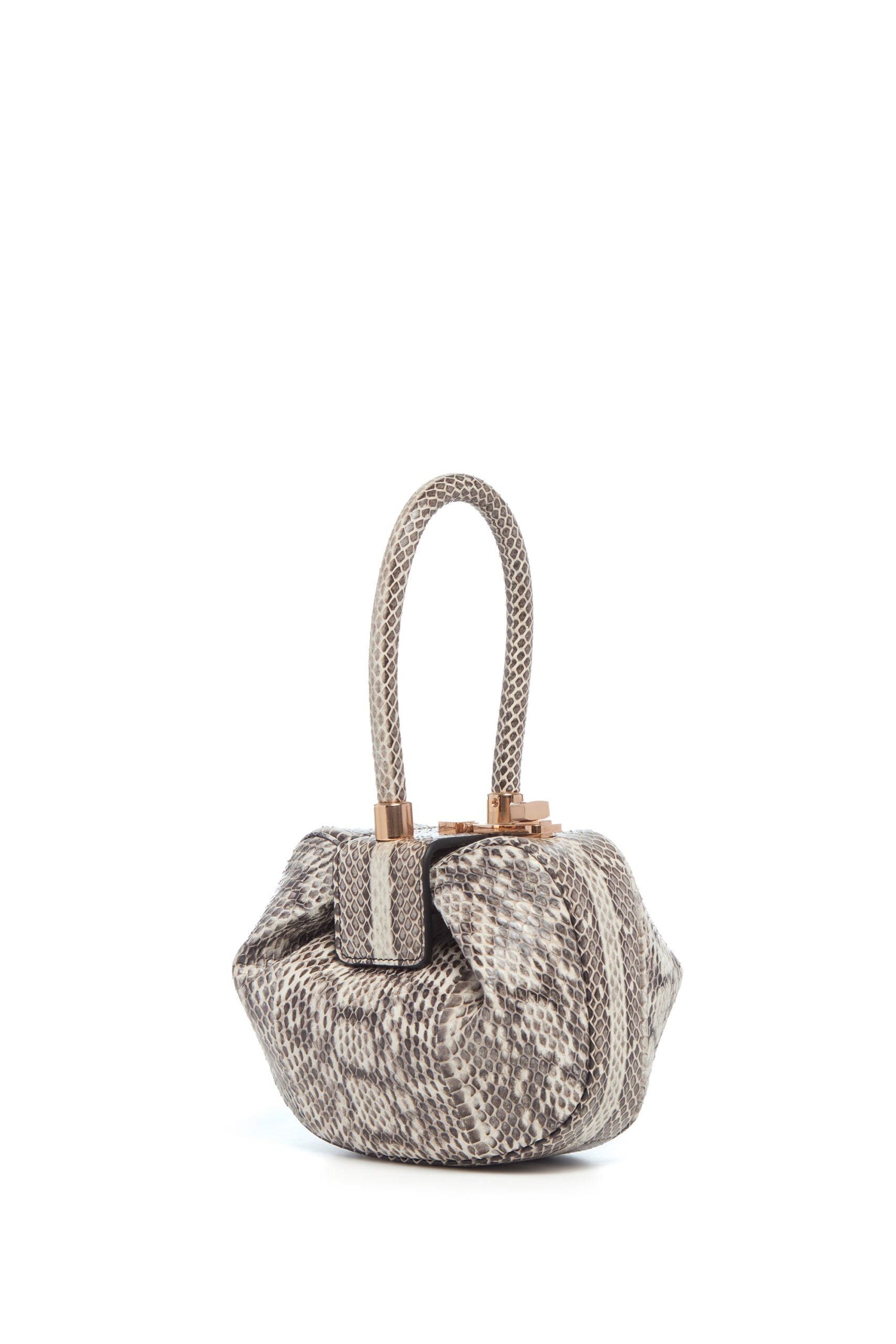 Gabriela Hearst Demi Bag in Black & White Snakeskin gabriela hearst bag