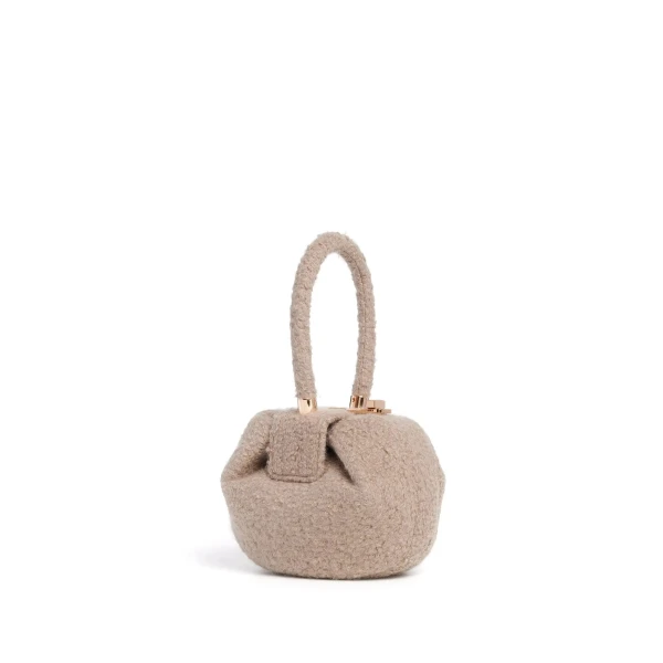 Demi Bag in Camel Cashmere Boucle
