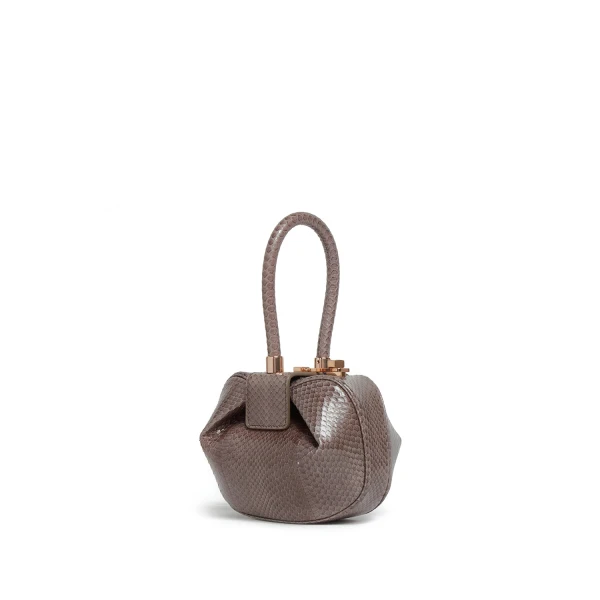Demi Bag in Charcoal Snakeskin