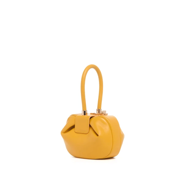 Demi Bag in Golden Birch Nappa Leather