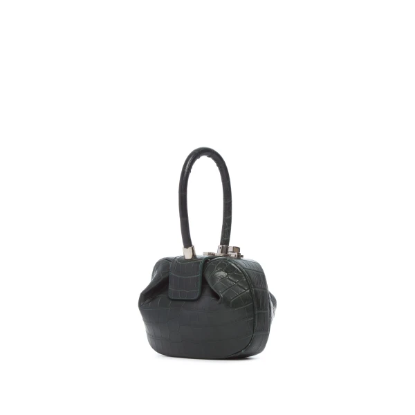 Demi Bag in Green Crocodile Leather