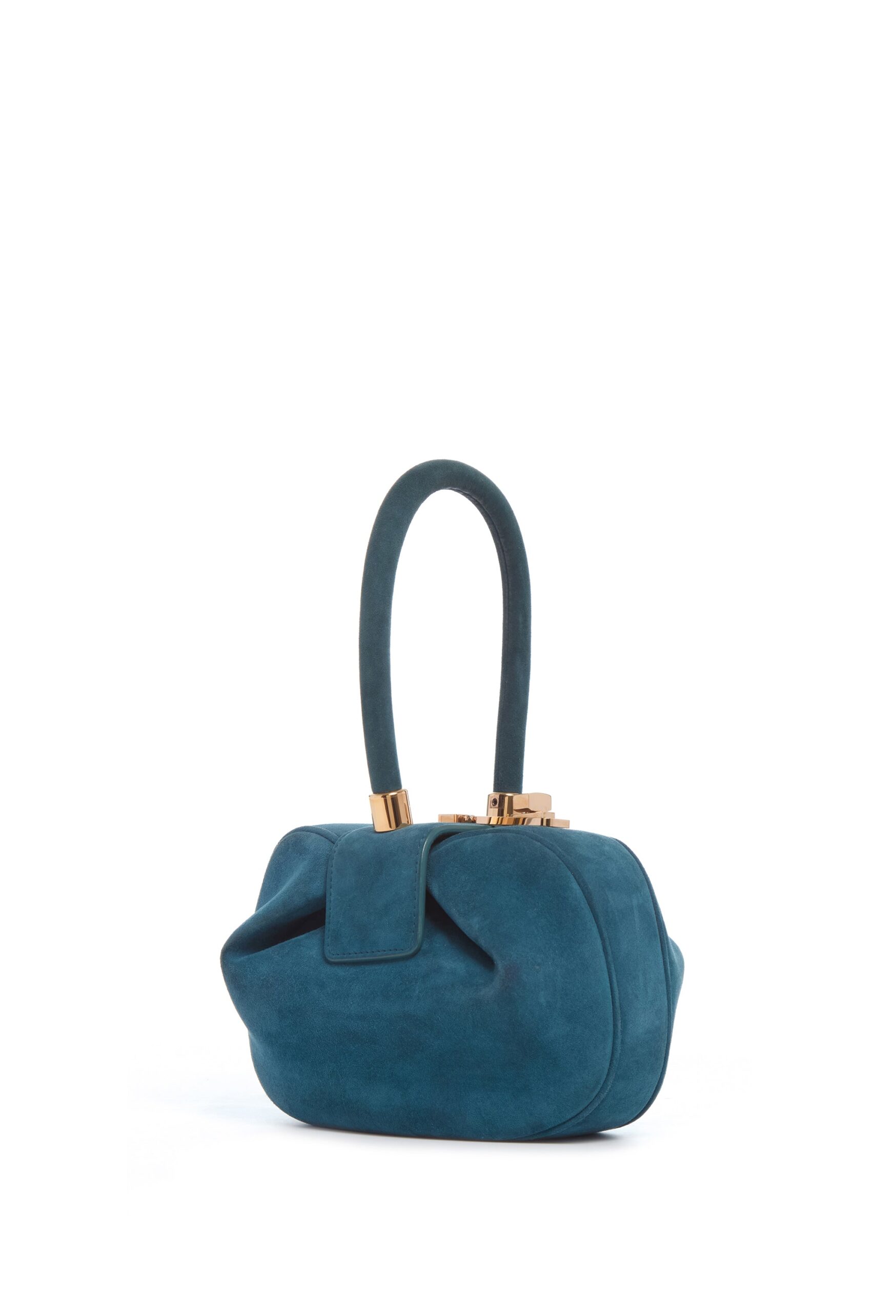 Gabriela Hearst Demi Bag in Teal Suede gabriela hearst bag