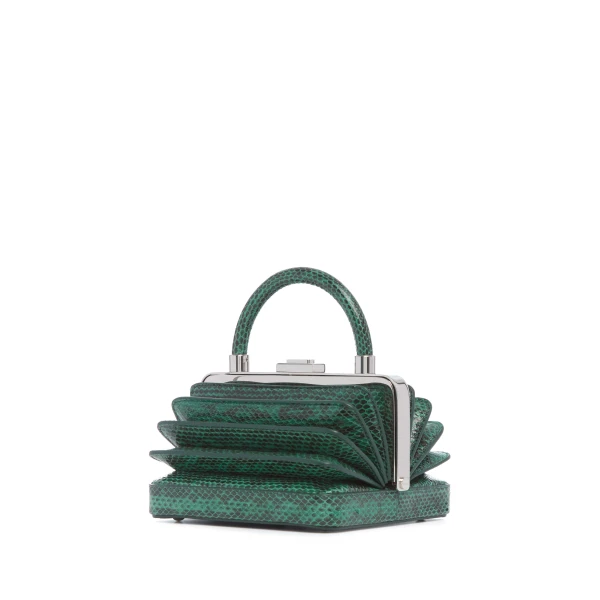 Diana Bag in Green Snakeskin