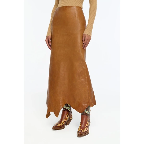 gabriela hearst skirt beige