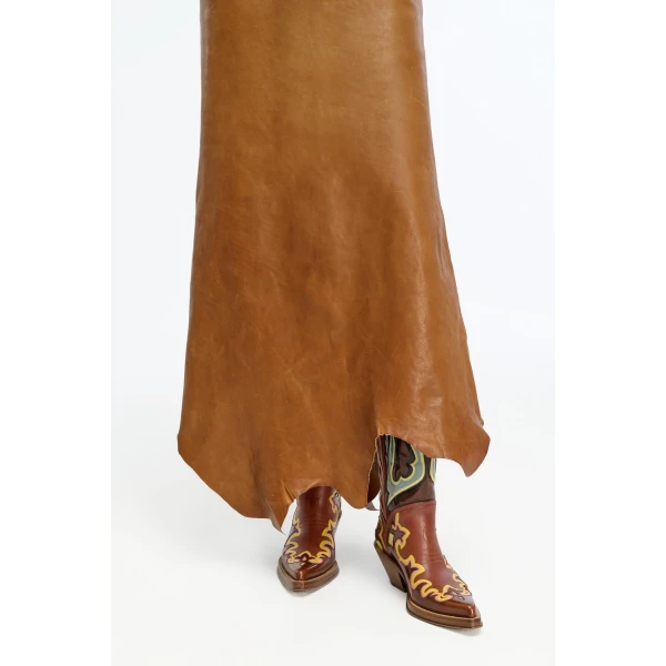gabriela hearst leather skirts