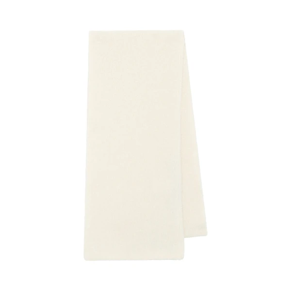 Eunoia Knit Scarf in Ivory Silk