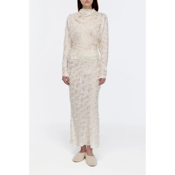 gabriela hearst skirt ivory