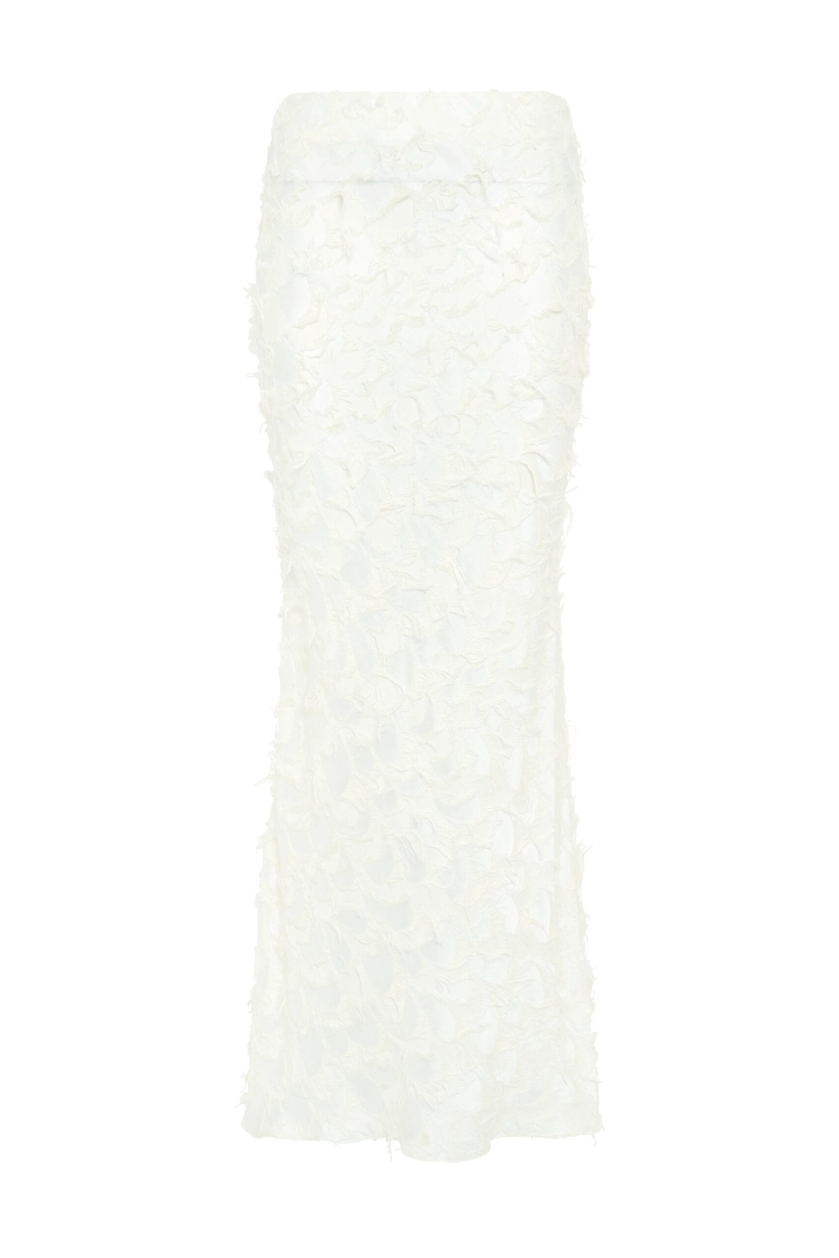 Gabriela Hearst Frei Skirt in Ivory Silk Wool Fil Coupé gabriela hearst skirt