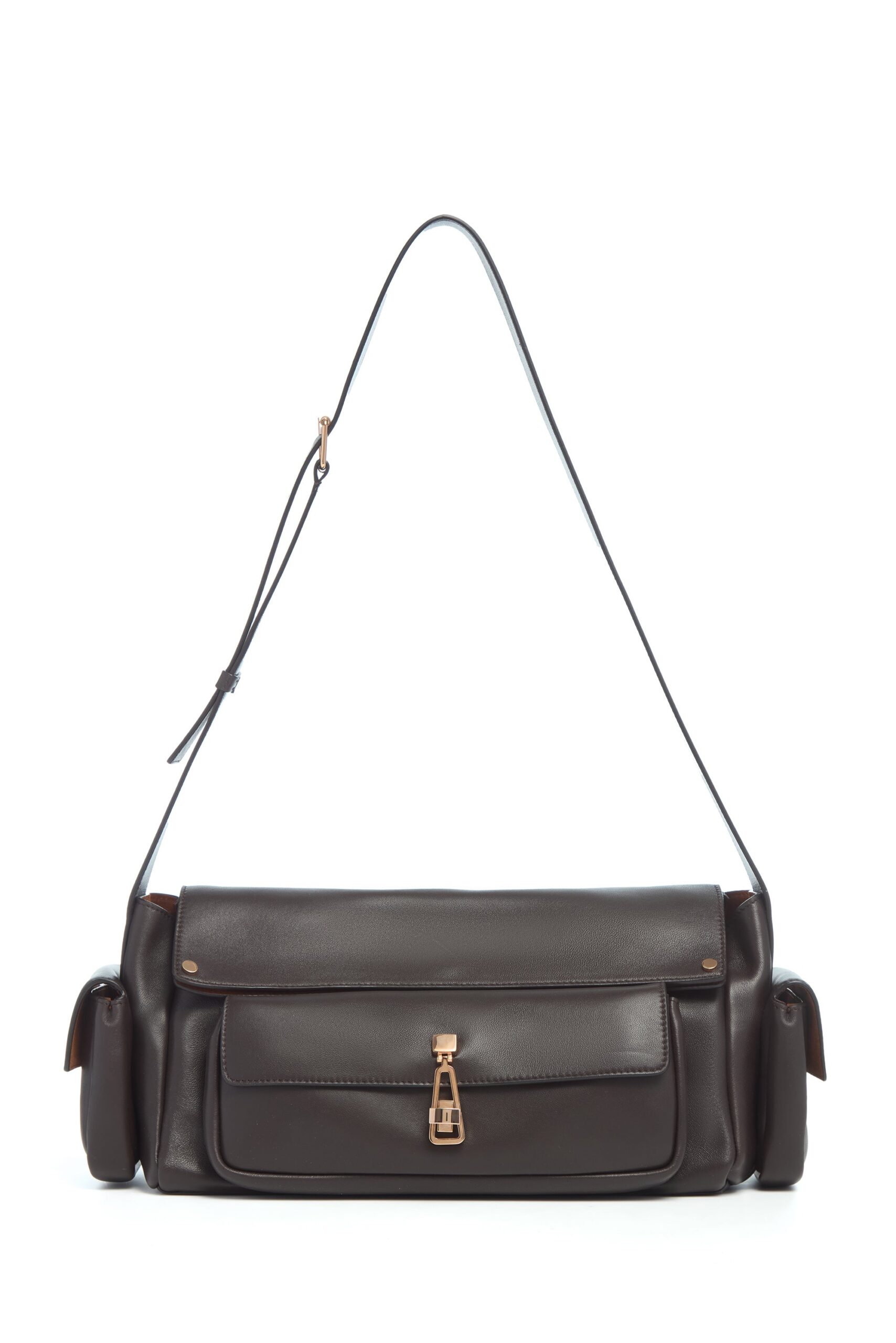 Gabriela Hearst Jebb Bag in Chocolate Nappa Leather gabriela hearst bag