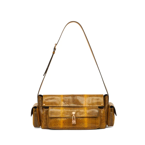 Jebb Bag in Golden Birch Snakeskin