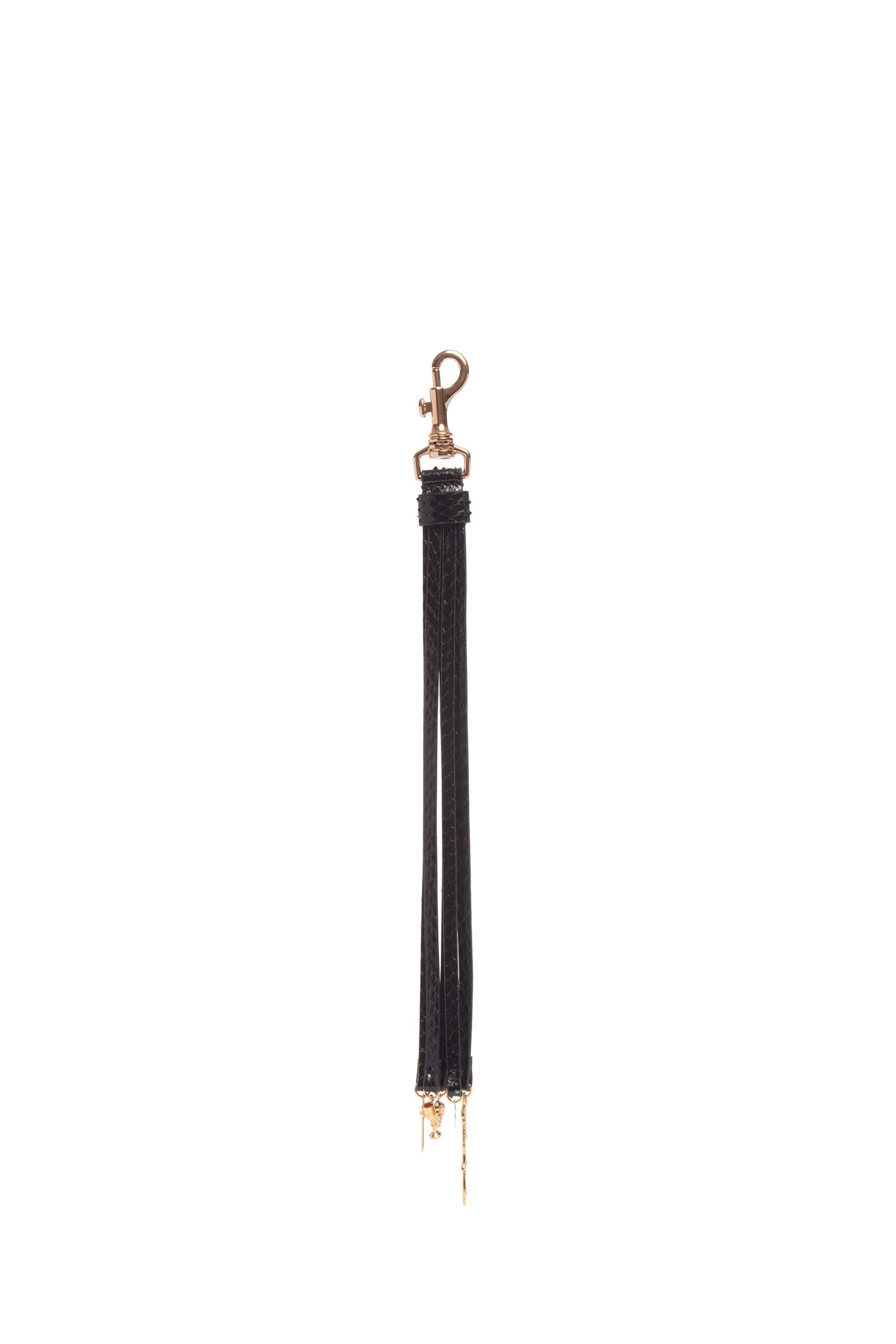 Gabriela Hearst Leonora Charm in Black Snakeskin gabriela hearst bag charm