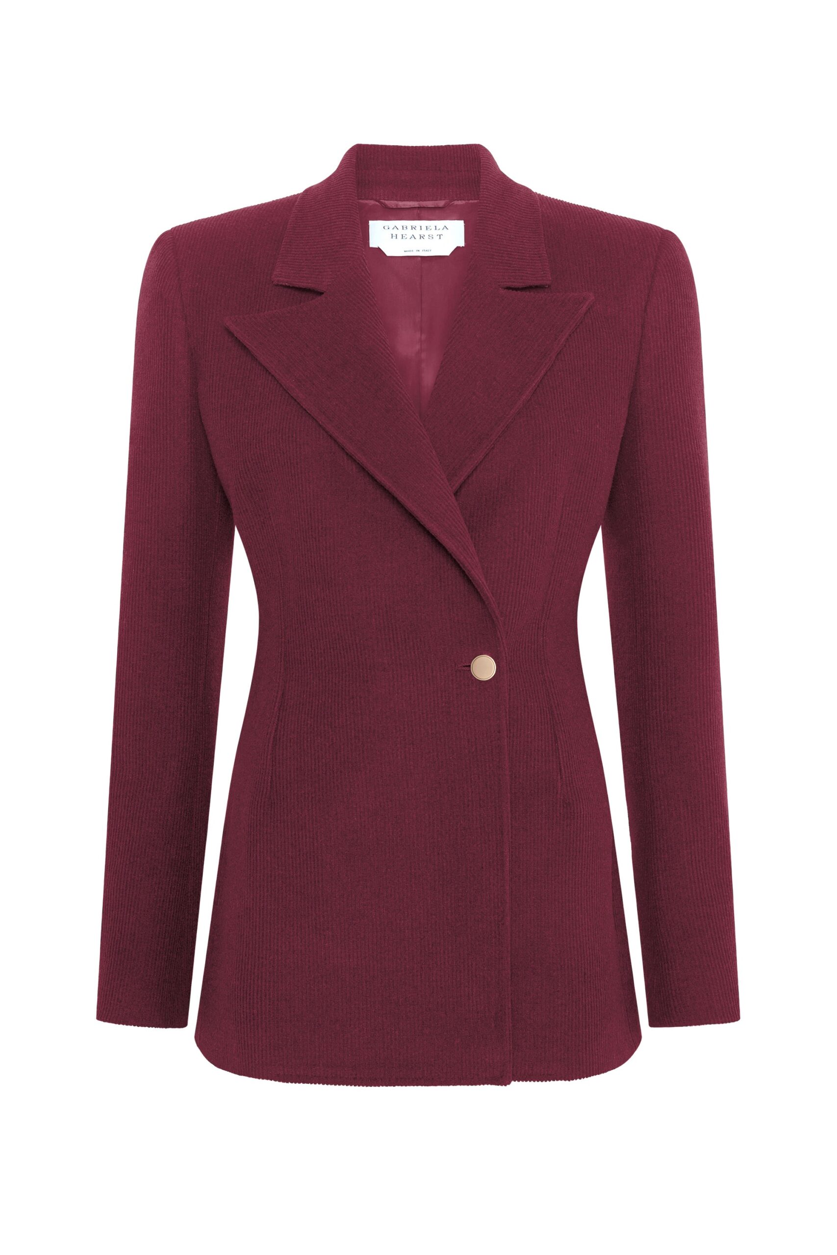 Gabriela Hearst Lewis Blazer in Plum Cashmere Wool Corduroy gabriela hearst blazer