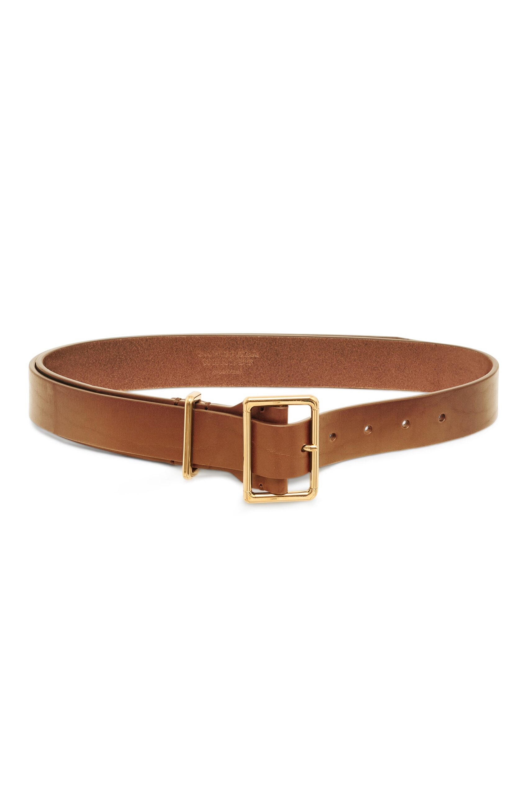 Gabriela Hearst Marlene Belt in Cognac Leather gabriela hearst belt