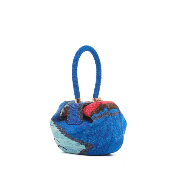 Nina Bag in Air Multi Crochet Cashmere