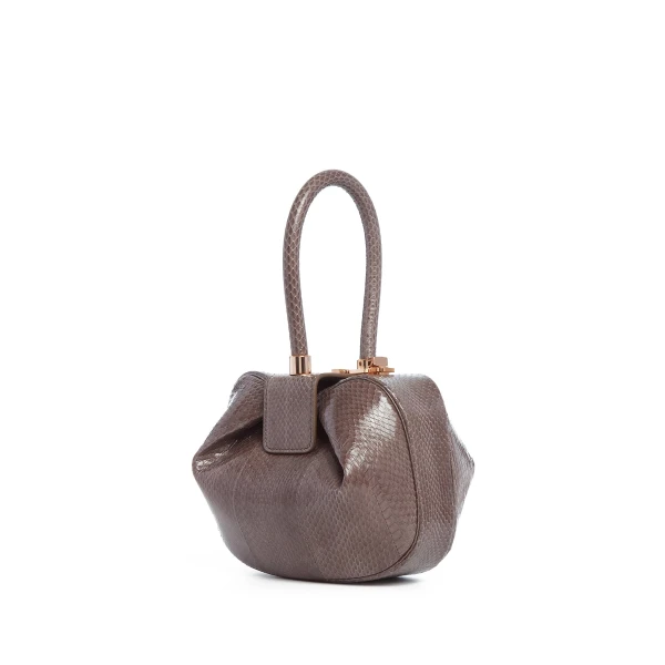 Nina Bag in Charcoal Snakeskin