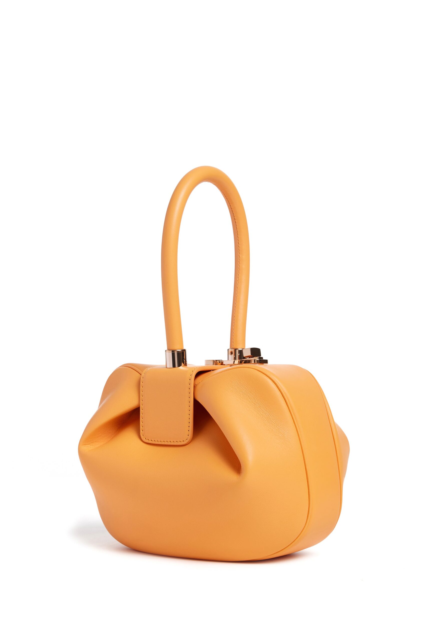 Gabriela Hearst Nina Bag in Fluorescent Orange Nappa Leather gabriela hearst bag