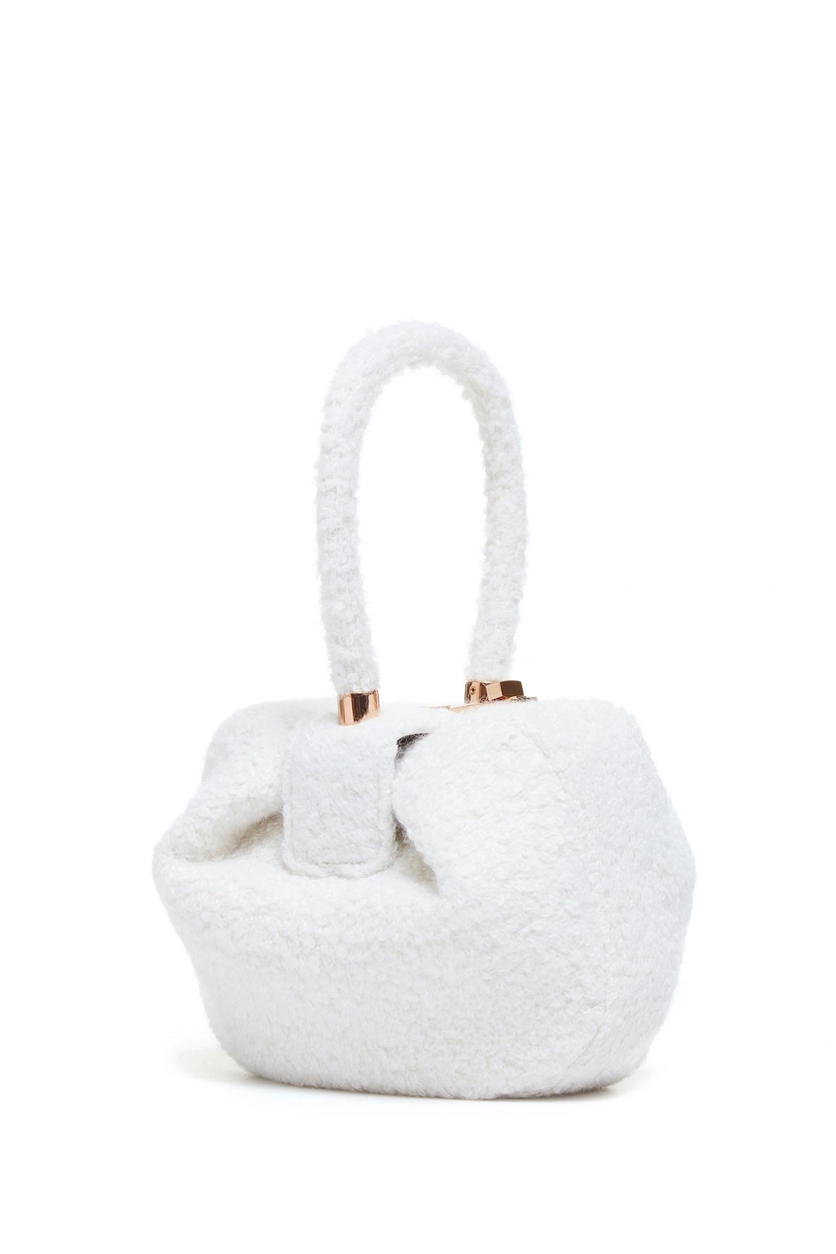 Gabriela Hearst Nina Bag in Ivory Cashmere Boucle gabriela hearst bag