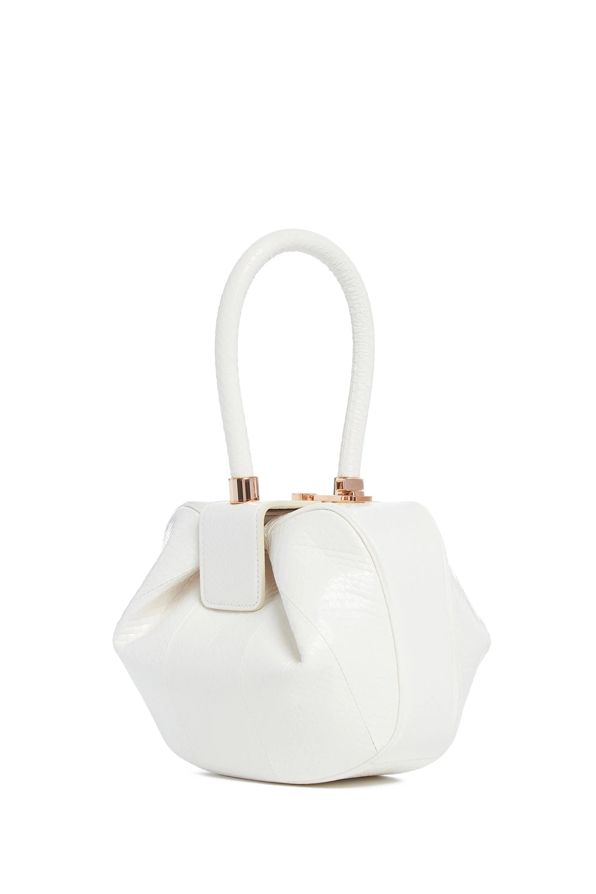 Gabriela Hearst Nina Bag in Ivory Snakeskin gabriela hearst bag