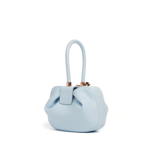 Nina Bag in Light Blue Nappa Leather