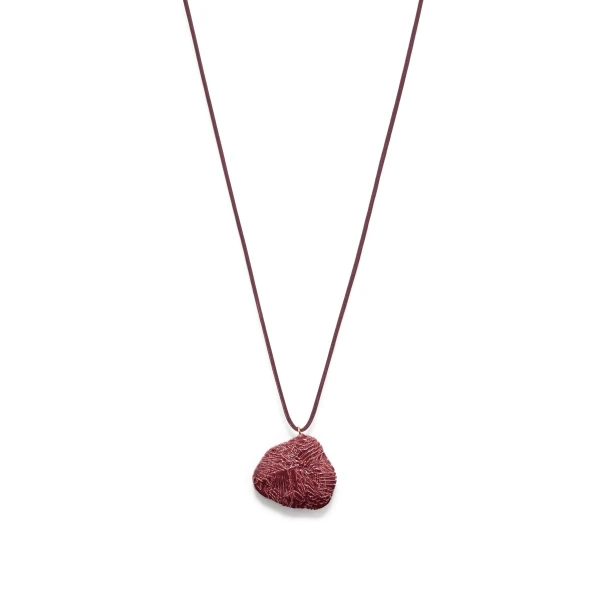 Nugget Necklace in Bordeaux Ceramic