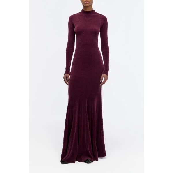 gabriela hearst dress purple