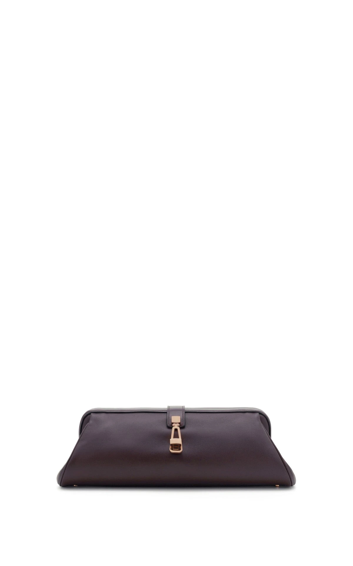 Gabriela Hearst Paola Clutch in Bordeaux Nappa Leather gabriela hearst clutch