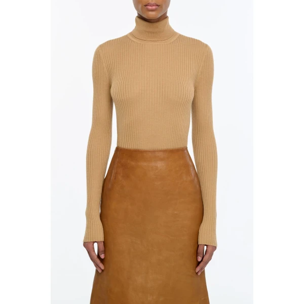 gabriela hearst turtleneck beige