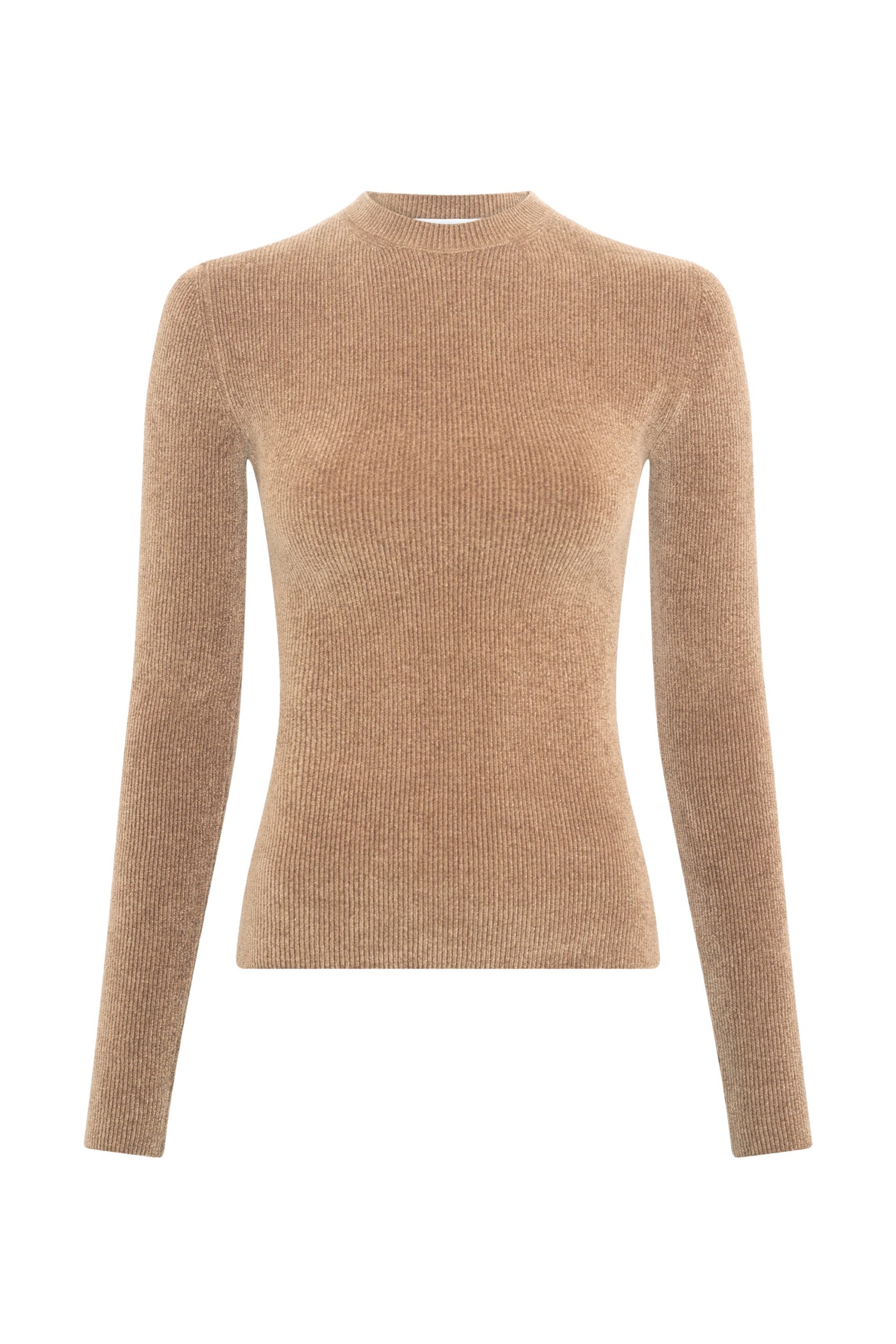 Gabriela Hearst Regent Knit Sweater in Camel Silk gabriela hearst sweater